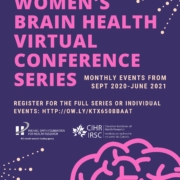Women's Brain Health Conference—Symposium 4: Sex Hormones and Metabolic Regulation