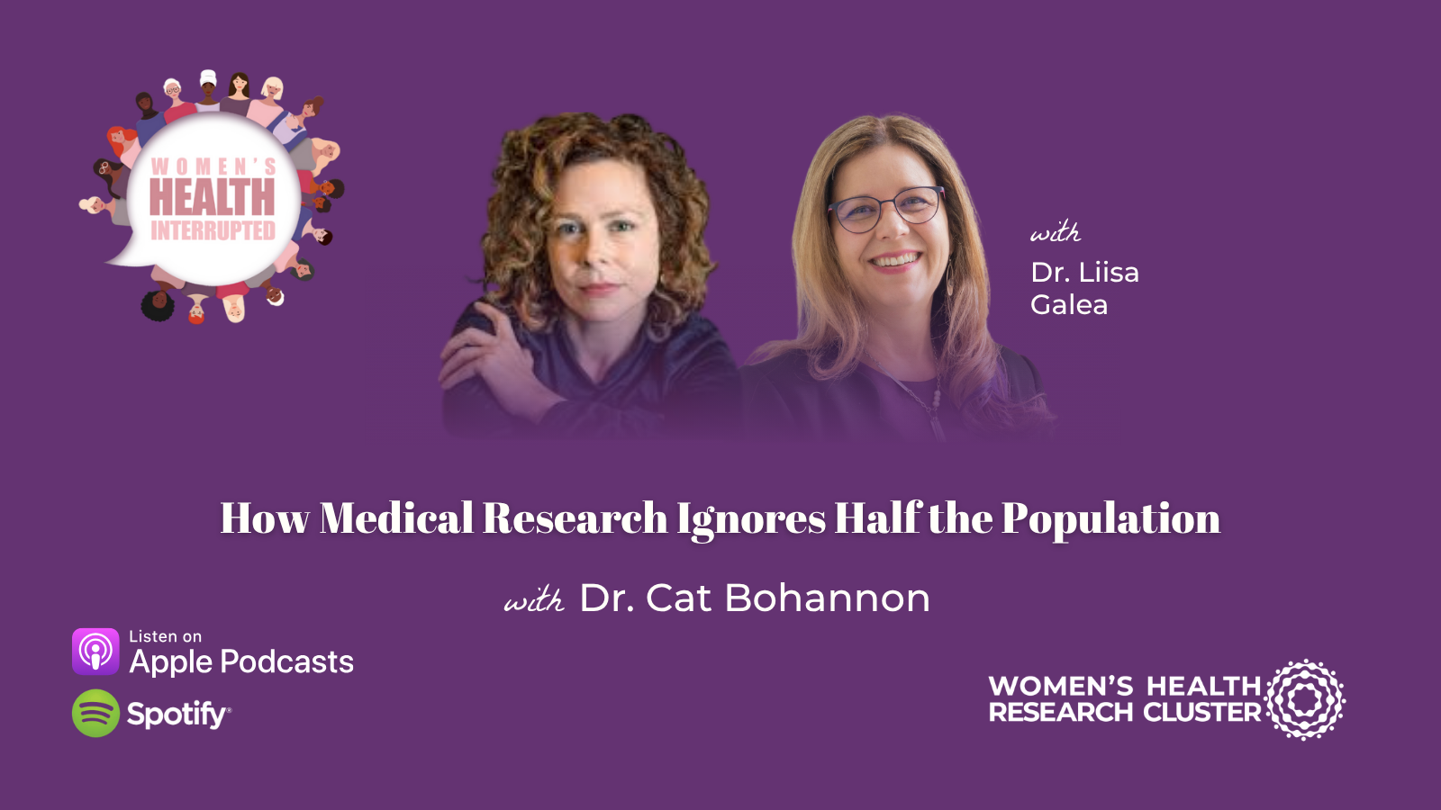 S3E1: How Medical Research Ignores Half the Population with Dr. Cat Bohannon