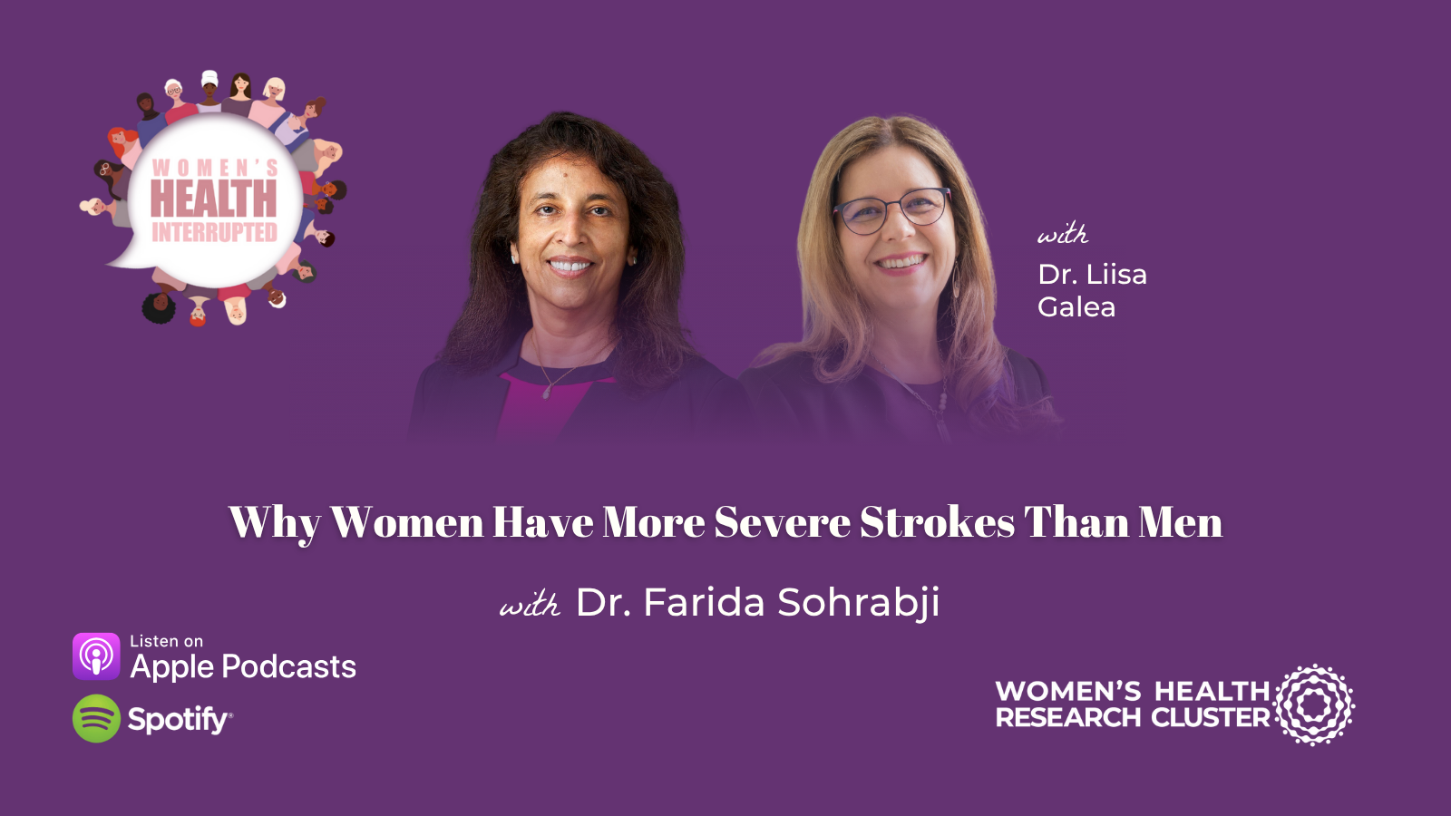 S3E4: Why Women Have More Severe Strokes Than Men with Dr. Farida Sohrabji
