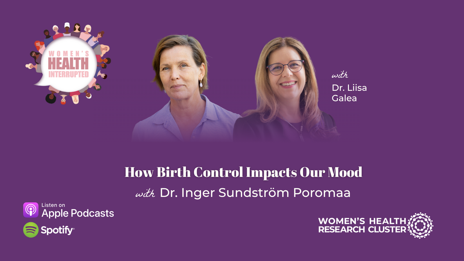 S3E5: How Birth Control Impacts Our Mood with Dr. Inger Sundström Poromaa