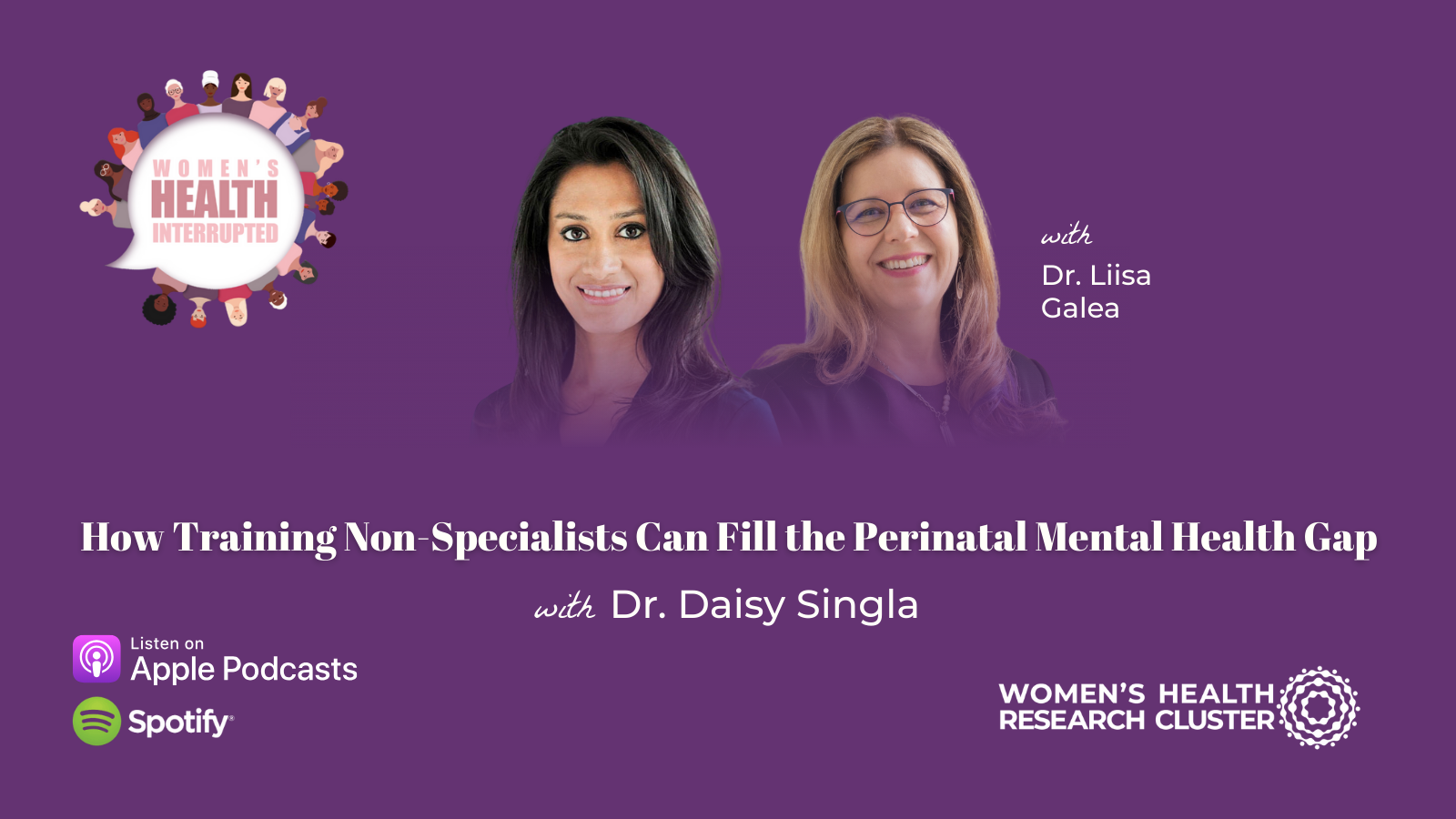 S3E10: How Training Non-Specialists Can Fill the Perinatal Mental Health Gap with Dr. Daisy Singla