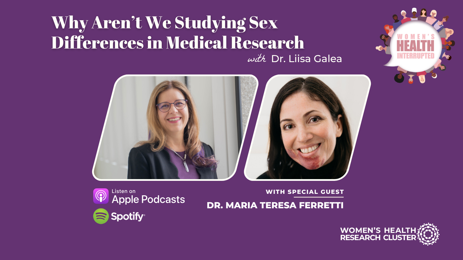 Why Aren’t We Studying Sex Differences in Medical Research with Dr Maria Teresa-Feretti ?